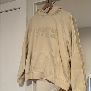 Essentials Fear Of God Hoodie Sand